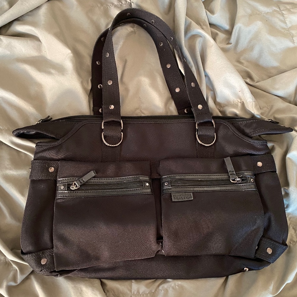 Black Canvas Kenneth Cole Reaction Tote
